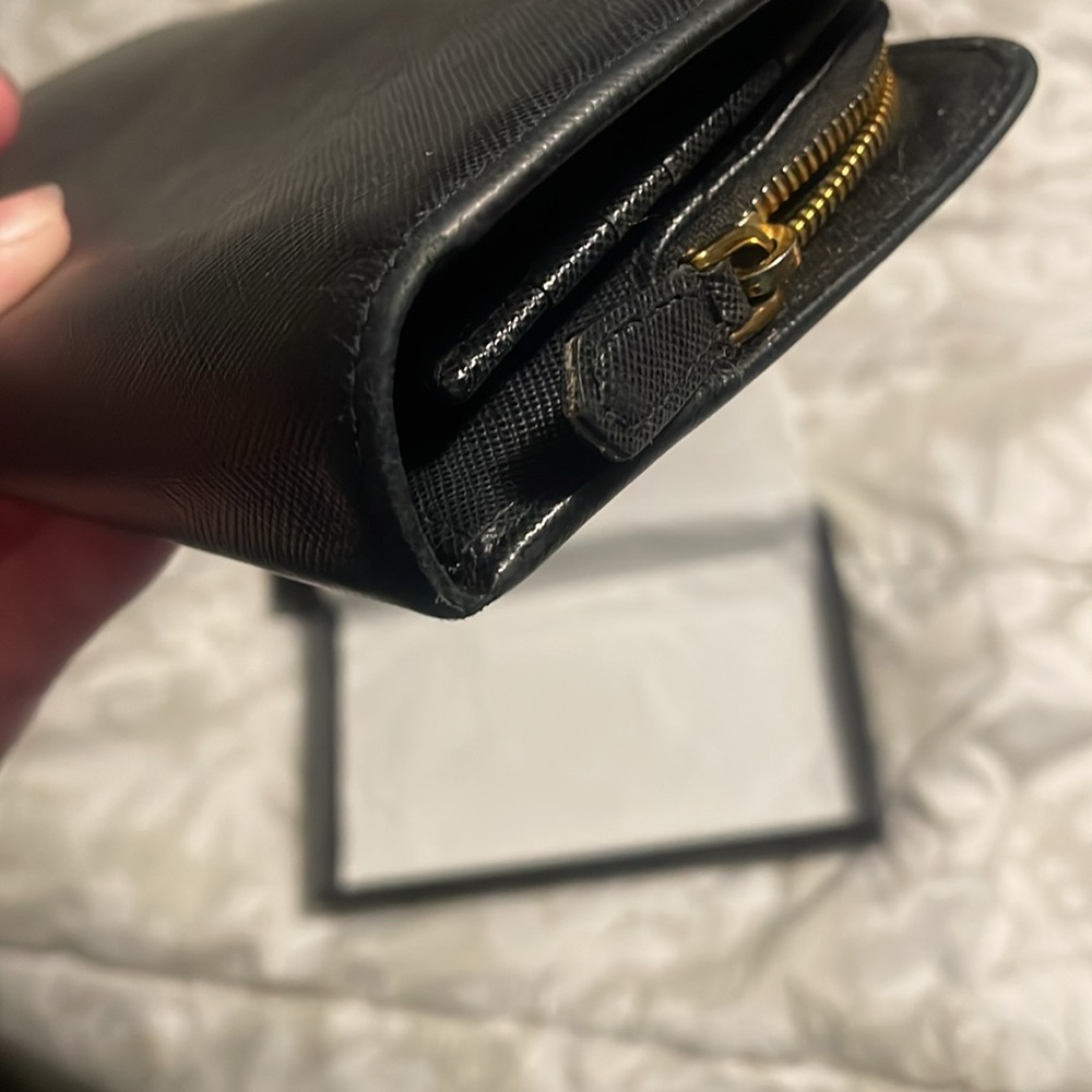 Prada Saffiano Leather Continental Wallet - Picture 11 of 16